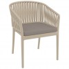 Seat cushion for PORTOFINO armchair, Siesta Exclusive