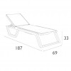 RIO PRO sunlounger, Siesta Exclusive