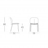 Sedia MENTHA, Scab Design