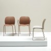 Sedia MENTHA con telaio a slitta, Scab Design