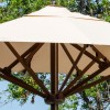 Maxi umbrella GANIMEDE, Crema Outdoor