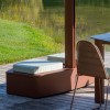 Cuscino DEDALO per base ombrellone, Crema Outdoor