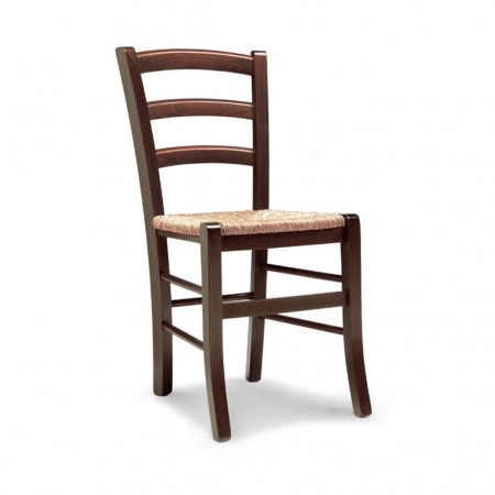 VENEZIA - traditional wooden chair with straw seat, Italiving Outdoor