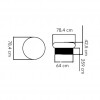 Laida pouf, Skyline Design