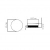 Pouf Laida, Skyline Design