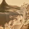 Ombrellone bicolore LOTUS PAGODA, Crema Outdoor