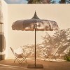 LOTUS PAGODA two-tone umbrella, Crema Outdoor