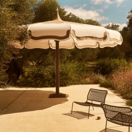 Maxi umbrella ISLAND PAGODA EVO, Crema Outdoor