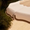 Maxi umbrella ISLAND PAGODA EVO, Crema Outdoor