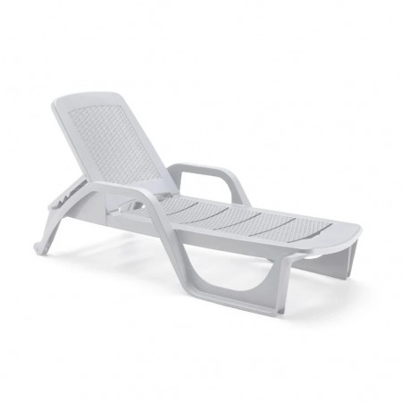Lettino prendisole NILO, B:Rattan, BICA (pallet completo)