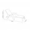 CANCUN sunbed, Panther, BICA (full pallet)