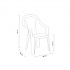ATLANTIDE LB chair, Panther, BICA (full pallet)