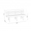 OLIMPIA bench, Trendy, BICA (full pallet)