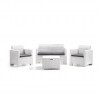 Salotto 4 posti NEBRASKA, B:Rattan, BICA (pallet completo)