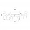 LUXOR lounge set, B:Design, BICA (pallet completo)