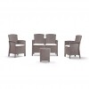 LIDO 4-seater lounge set, B:Rattan, BICA (full pallet)