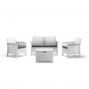 Salotto 4 posti VENEZIA, B:Rattan, BICA (pallet completo)