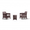 Set terrazzo VENEZIA PLUS, B:Rattan, BICA (pallet completo)