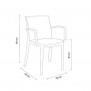 PROVENCE armchair, BICA (full pallet)