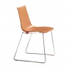 ZEBRA TECHNOPOLYMER chair with sledge frame, Scab Design