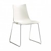 ZEBRA TECHNOPOLYMER chair with sledge frame, Scab Design