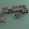 PORTOFINO LOUNGE extension part, Siesta Exclusive